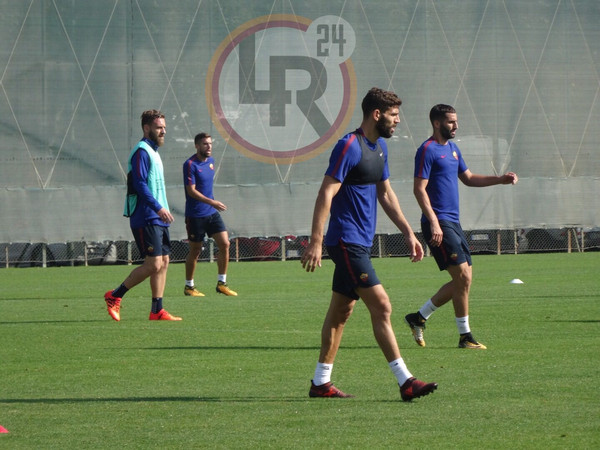 rifinitura-pre-chelsea-trigoria-allenamento